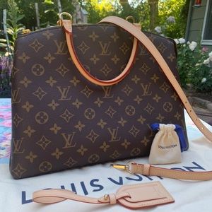 LOUIS VUITTON Grand Palais MM 2way Canvas Satchel Crossbody Bag